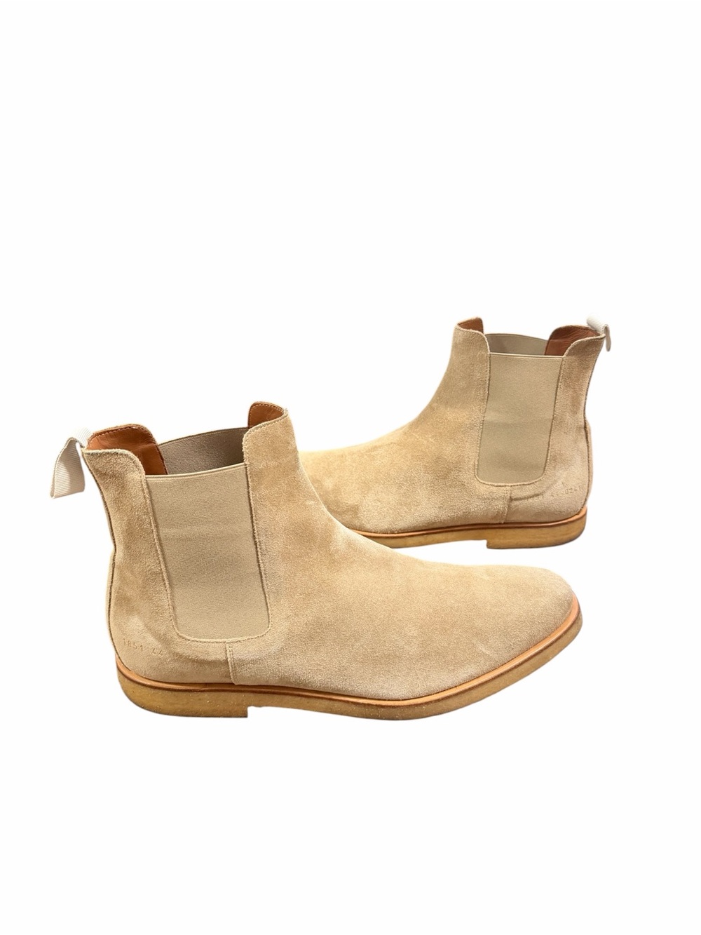 Common Projects Suede Chelsea Boot in Khaki 44EU, 11 US Men’s Italy